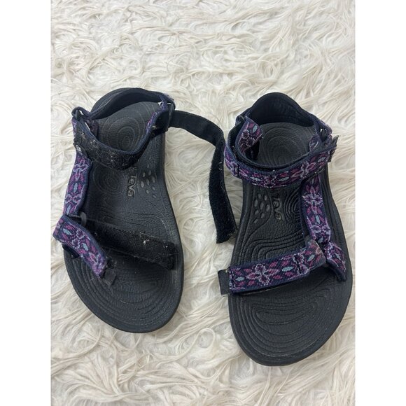 Teva Hurricane Sport Outdoor Sandals Gladiator Style Blue & Purple Womens Size 8 - Picture 5 of 9